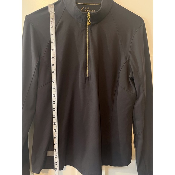 Clover by Bobby Jones 1/4 Zip Sweater Golf Pullover Size Medium - Picture 3 of 6